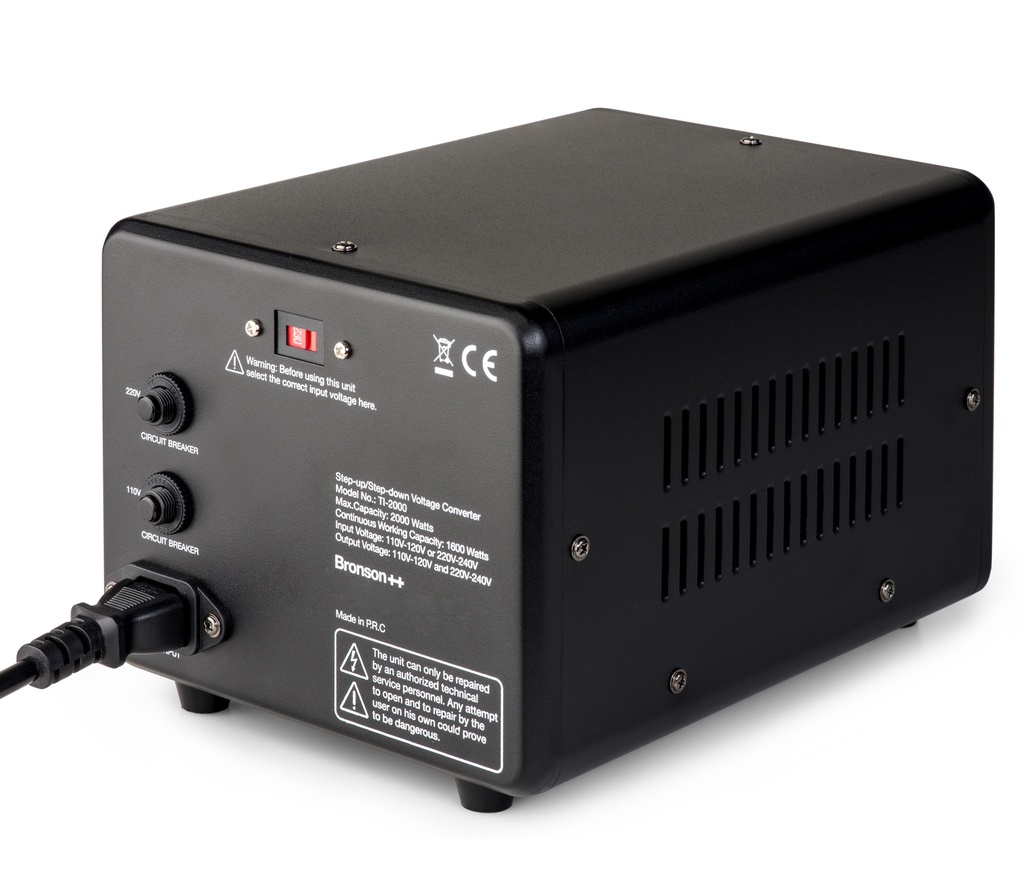 Bronson TI-2000: Voltage Converter – 2000W for Traveling and Home use